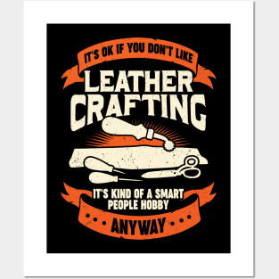 Funny Leathercraft Hobby Leather Crafting Gift Posters and Art